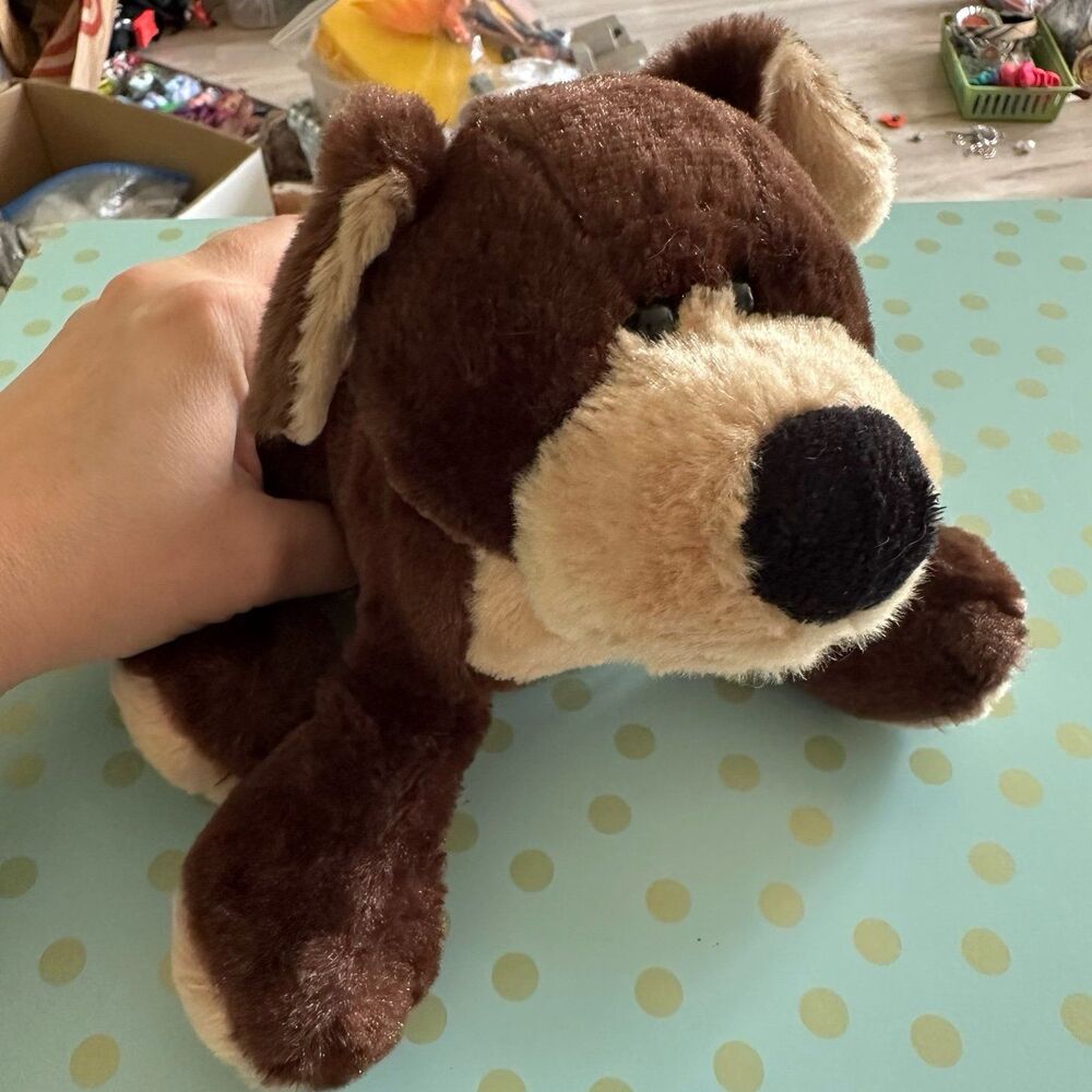 Ganz Webkinz Mocha Pup HM348 Brown Dog No Tag Code